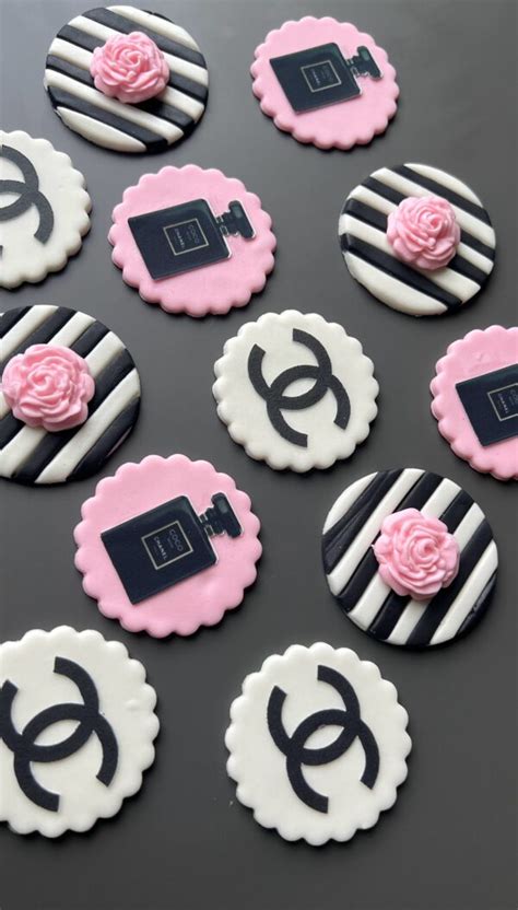 chanel cupcake toppers amazon|Chanel cake toppers for sale.